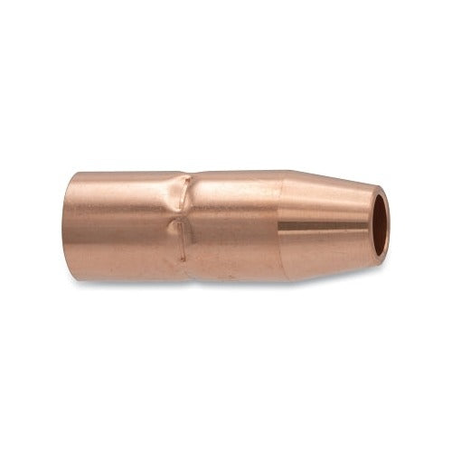Best Welds MIG gun nozzle 1/8 in recess 1/2 in bore Miller style copper tapered cylindrical body MIG nozzle