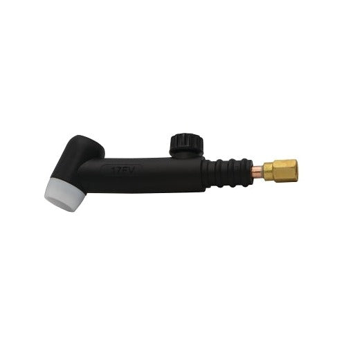 Best Welds 17FV TIG torch assembly air cooled 150A, flex head with valve, 60-degree angle, alumina cup, brass fitting