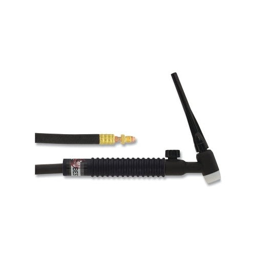 Best Welds 17V TIG torch package air cooled 150A, rigid head with valve, 25 ft rubber cable, brass gas connector