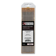 1.5%anthanated Tungsten Electrode, 1/8 in x 7 in, 10 PK