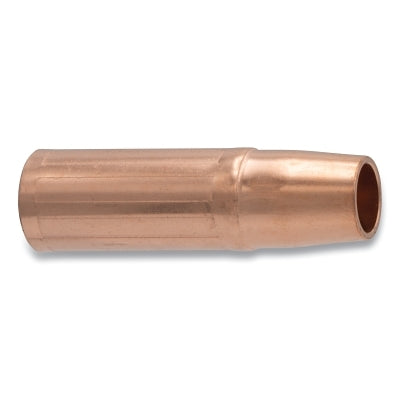 MIG Gun Nozzle, 1/8 in Recess, 5/8 in Bore, Tweco Style 23, Self-Insulated, Copper
