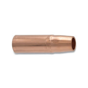 MIG Gun Nozzle, 1/8 in Recess, 5/8 in Bore, Tweco® Style 23, Self-Insulated, Copper