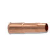 Best Welds MIG gun nozzle 5/8 in bore 1/8 in recess Tweco 24A short stop, copper barrel with stepped short-stop end