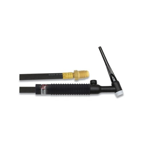 Best Welds 26FV TIG torch package air cooled 200A, flex head with valve, 25 ft rubber cable, brass gas connector