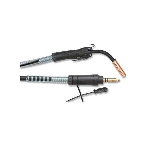 Best Welds MIG gun 400A 15 ft black curved handle with Miller connector and copper contact tip, 0.035–0.045 in wire MIG gun