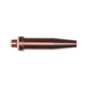 Best Welds Purox-style 1-pc acetylene cutting tip 4202 Series Size 5, copper tapered tip with raised seat collar