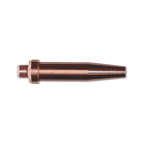 Best Welds Purox-style 1-pc acetylene cutting tip 4202 Series Size 5, copper tapered tip with raised seat collar