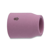 Alumina Nozzle TIG Cup, 1/2 in, Size 8, For Torch 20, 22, 25, 9, Small Gas Lens, 1 in
