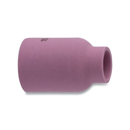 Best Welds alumina nozzle TIG cup size 10, 5/8 in bore, large gas lens, pink ceramic TIG welding cup