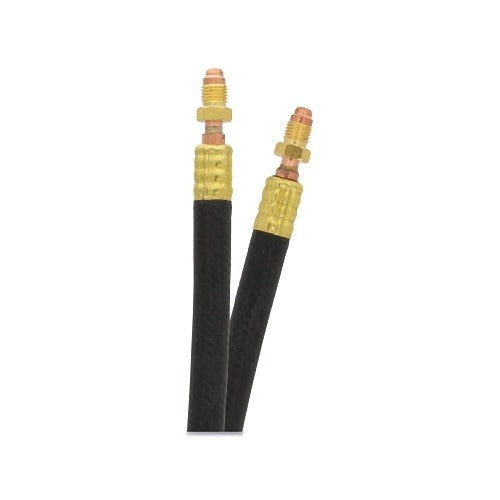 Best Welds 57Y03R TIG power cable 25 ft rubber black hose with brass fittings for torch 9 17 24 series