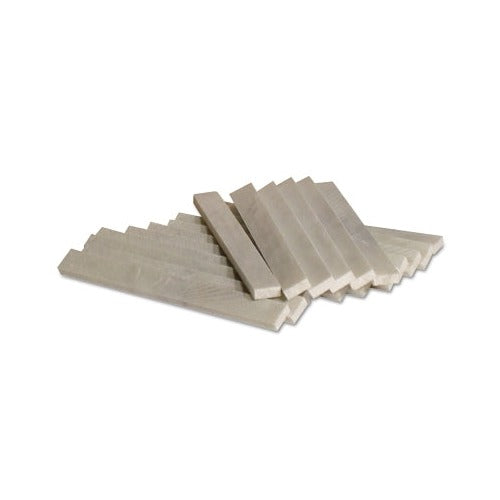 Best Welds flat soapstone 1/2 in W x 3/16 in H x 5 in L white rectangular marker sticks fanned out