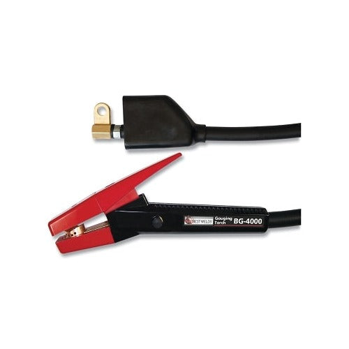 Best Welds BG-4000 arc gouging torch 1000 A, 10 ft cable, red jaw clamp and black handle arc gouging torch