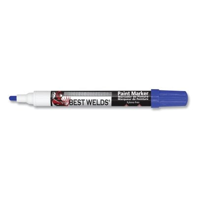 Paint Marker, Reversible Bullet/Bullet Tip, Blue