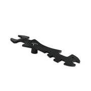 Best Welds tank wrench steel 8-1/2 in opening, flat multi-jaw black steel wrench for regulator and torch tank wrench