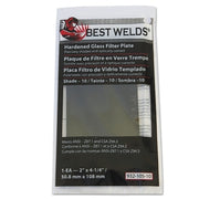Glass Filter Plate, Shade 9, 2 in x 4-1/4 in, Green