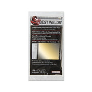 Best Welds gold coated polycarbonate filter plate shade 10 gold tint 2 x 4-1/4 in 50.8x108mm welding lens