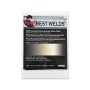 Best Welds gold coated polycarbonate filter plate shade 11 gold tint 4-1/2 x 5-1/4 in 114x133mm welding lens