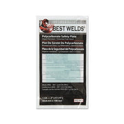 Best Welds 932-440 safety plate 2x4-1/4 in, clear polycarbonate, ANSI Z87.1 rated, in packaging, welding lens safety plate