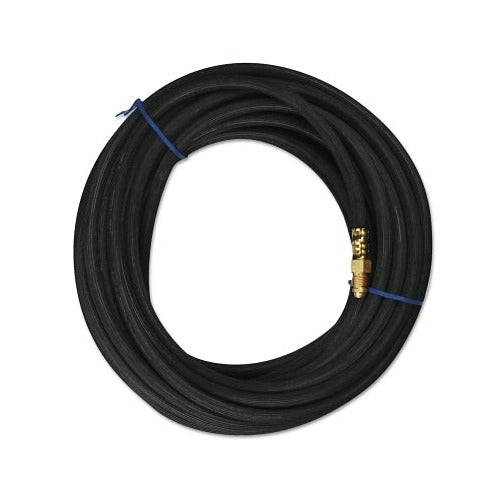 Best Welds inert gas welding hose 1/4 in 10 ft black coiled brass fitting argon welding hose