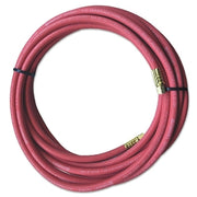 Grade R Single-Line Welding Hose, 3/16 in, 12 ft, AA Fittings, Acetylene, Red