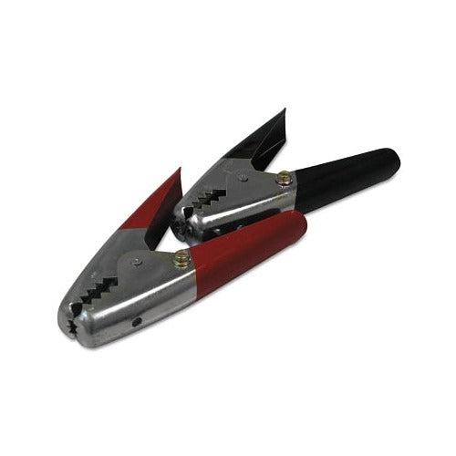 Best Welds battery clamp vinyl insulated 600 A 1-1/2 in jaw black and red handles serrated copper jaws