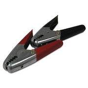 Battery Clamp, Vinyl-Insulated, 1 to 3/0 AWG, 600 A, 1-1/2 in Jaw, Black/Red