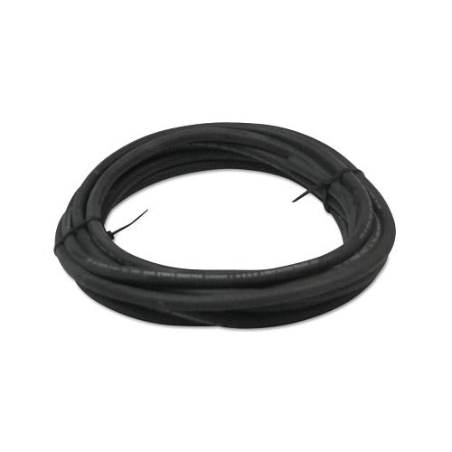 Best Welds welding cable 4 AWG 100 ft black, loose coiled ring on white background, unboxed cable view