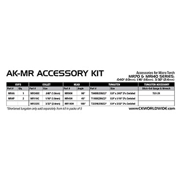 MICRO TORCH ACCESSORY KIT