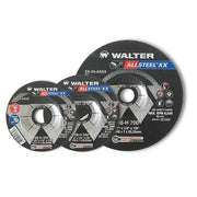 Walter 08H907 Allsteel XX grinding wheel 9" x 1/8" ZA-24-ASXX three sizes, max 8600 RPM, ANSI B7.1 EN12413
