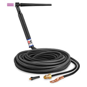 CK Worldwide CK125NSF 125 Amp Gas-Cooled TIG Torch, Rigid Head, 25' Superflex Cable
