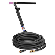 CK Worldwide CK125VH 125 Amp Gas-Cooled TIG Torch with Valve, Rigid Head, 25
