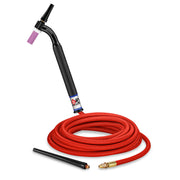 CK Worldwide CK1312HSF FX 130 Amp Gas-Cooled TIG Torch with Flex Head, 12.5' SuperFlex Cable