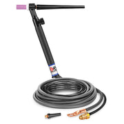 CK Worldwide CK1325VN RG 130 Amp TIG Torch, Rigid Head with Valve, Gas-Cooled, 25