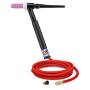 CK Worldwide CK1512HSF RG TIG Torch, 150 Amp Gas-Cooled, Rigid Head, 12.5' Superflex Cable