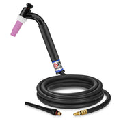 CK Worldwide CK1512H FX TIG Torch - 150 Amp Gas-Cooled with Flex Head, 12.5' Cable