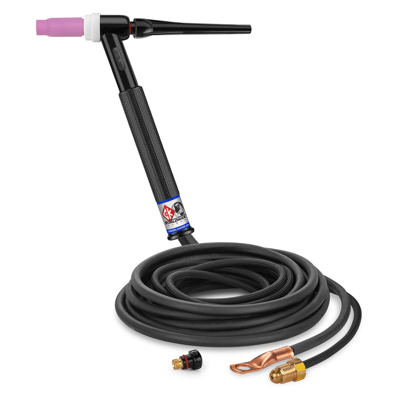 CK Worldwide CK1512NSF RG TIG Torch 150A Rigid Gas-Cooled 12.5' Superflex