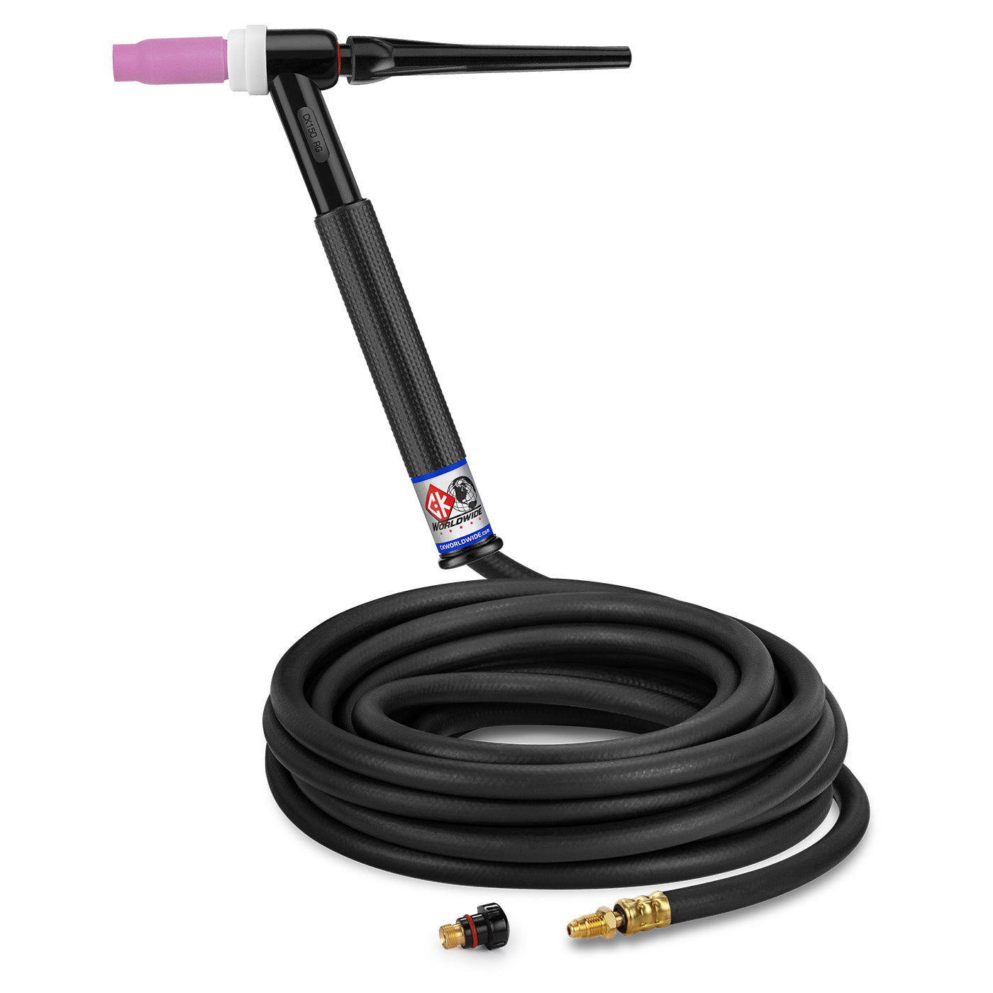 CK Worldwide CK1525H RG TIG Torch 150A Gas-Cooled 25' Rigid Head