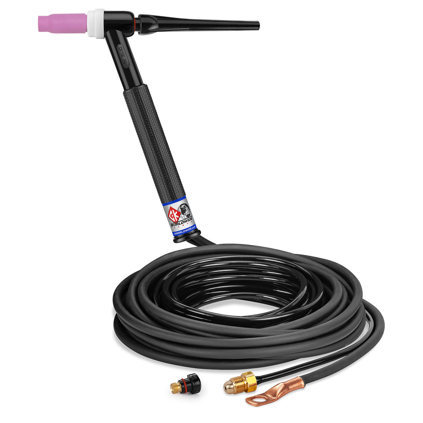 CK Worldwide CK1525N RG TIG Torch 150 Amp Gas-Cooled Rigid Head 25