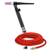 CK Worldwide CK17-25-RSF RG 150 Amp Gas-Cooled TIG Torch with Rigid Head, 25' SuperFlex Cable