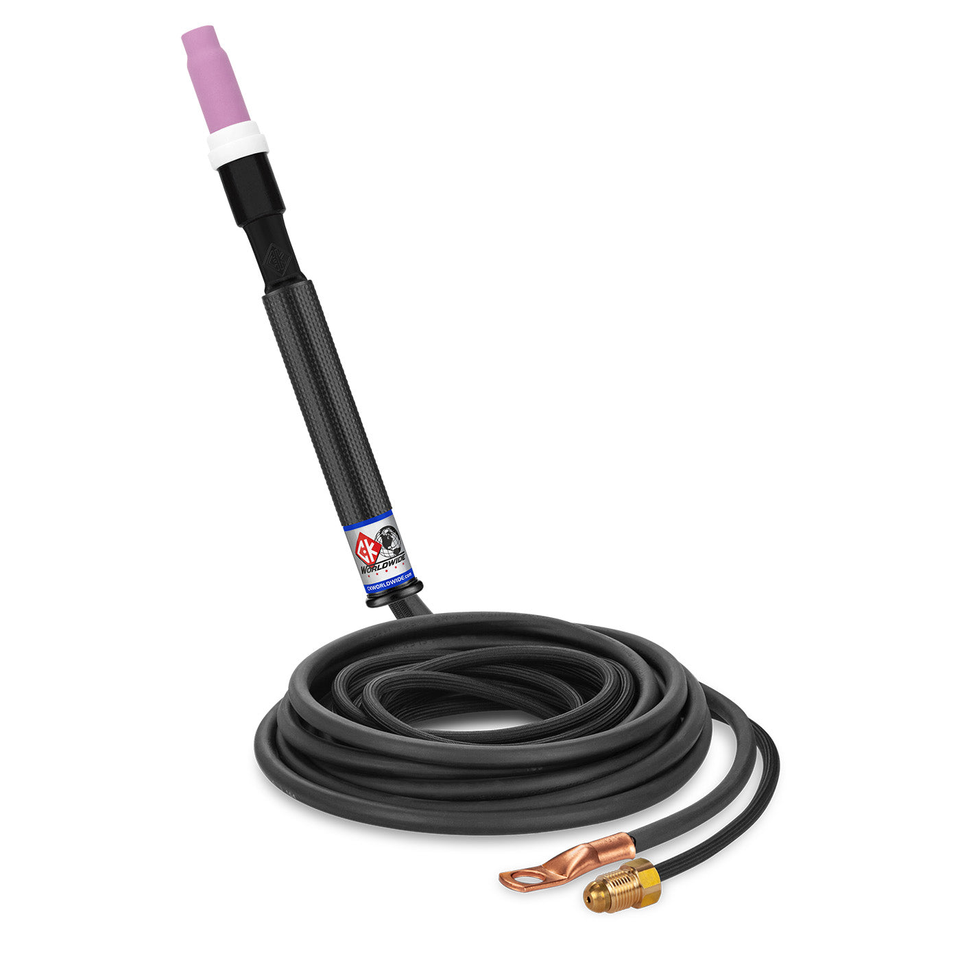 CK Worldwide CK17P-12-2SF 150 Amp Pencil TIG Torch, Gas-Cooled, 12.5' SuperFlex Cable