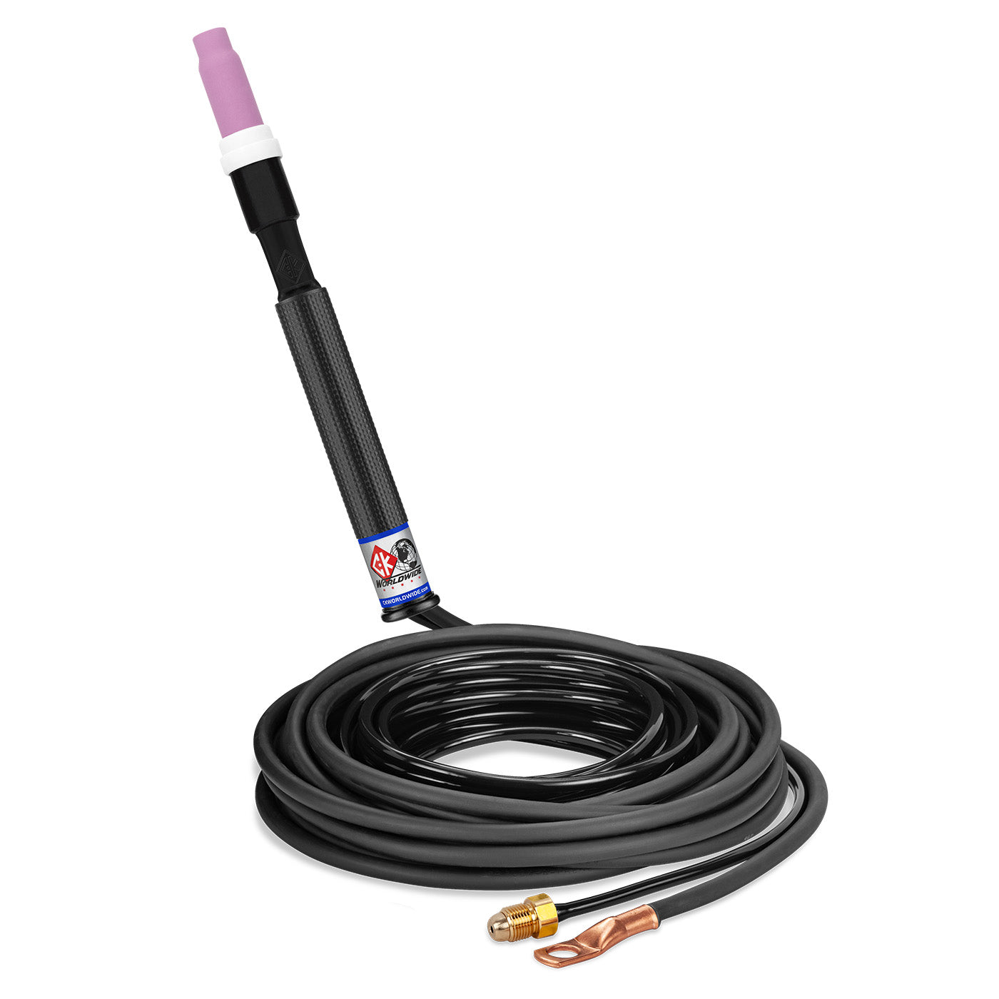 CK Worldwide CK17P-12-2 150 Amp Pencil TIG Torch, Gas-Cooled, 12.5' 2-Piece Cable
