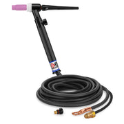CK Worldwide CK17V-12-2SF RG 150A Gas-Cooled TIG Torch with Valve, 12.5' SuperFlex