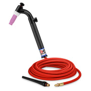 CK Worldwide CK17V-25-RSF FX 150 Amp Flex Head TIG Torch with Valve, 25ft