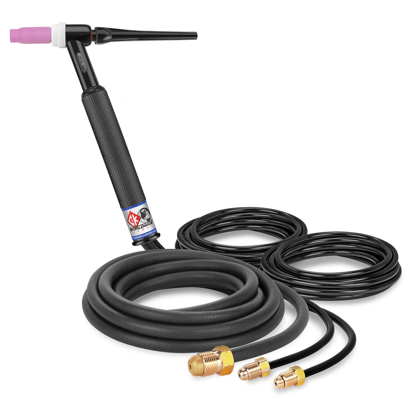 CK Worldwide CK18-12-R Heavy Duty Water-Cooled TIG Torch - 400 Amp, 12.5' Cable