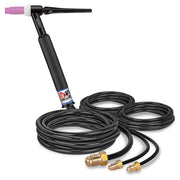 CK Worldwide CK18-12 TIG Torch - 350 Amp Water-Cooled Rigid Head, 12.5' Cable