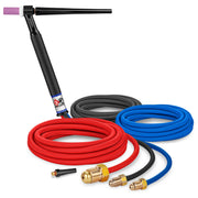 CK Worldwide CK20-12SF 250 Amp Rigid Head TIG Torch Water-Cooled 12.5' SuperFlex Cable