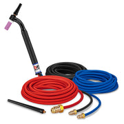 CK Worldwide CK225SF FX - 250 Amp Flex Head TIG Torch, Water-Cooled, 25' Super-Flex