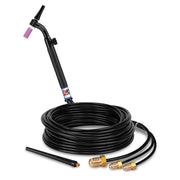 CK Worldwide CK225V FX - 250 Amp Water-Cooled TIG Torch with Flex Head & Valve, 25