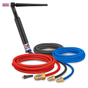 CK Worldwide CK2312SF TIG Torch - 300 Amp Water-Cooled, Rigid Head, 12.5' SuperFlex