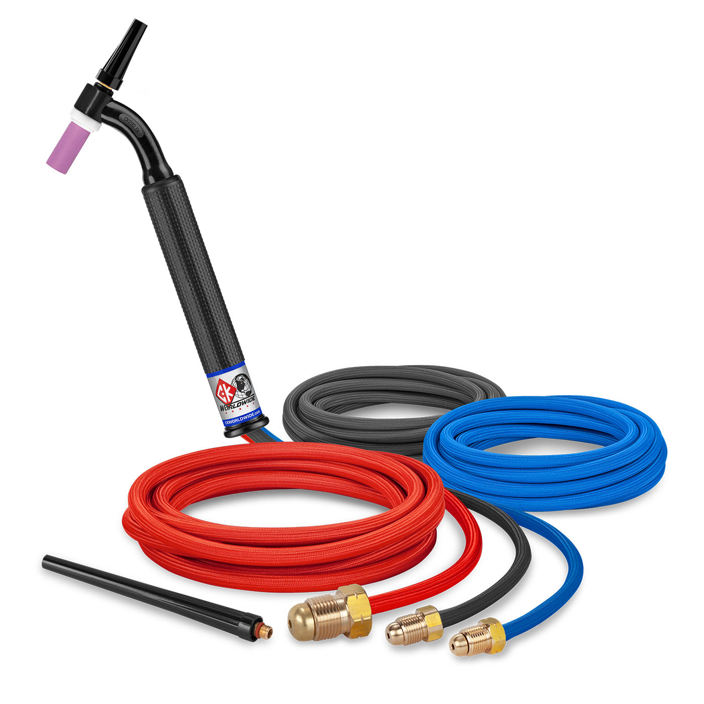 CK Worldwide CK2312SF FX - 300 Amp Flex Head TIG Torch, Water-Cooled, 12.5